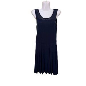Cynthia Rowley  Crochet Detail Drop Waist Dress M Vacation Beach Resort Cruise